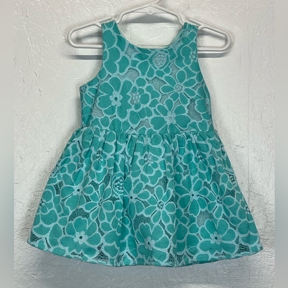 Girls Toddler Cat & Jack Sleeveless Lace Dress - 18M - Picture 1 of 10